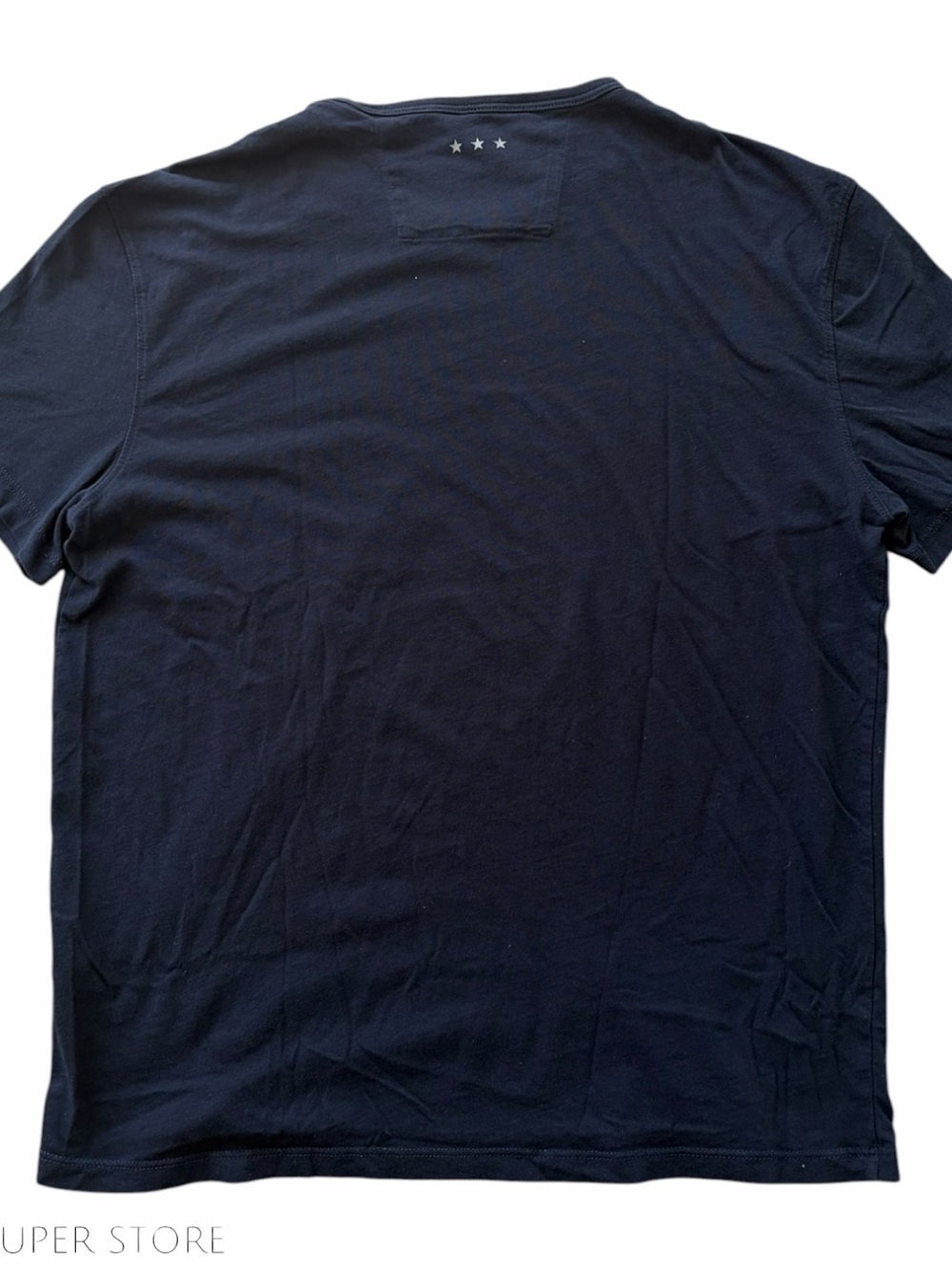 John Varvatos USA Navy Star Print T-Shirt Mens Medium Short Sleeve Graphic Tee - Picture 5 of 7